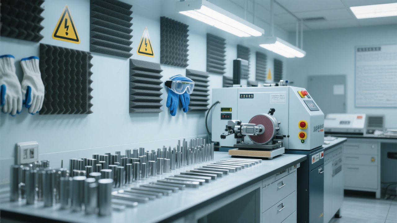 مفتاح حدّ حركة يرفع الأمان ويضمن بقاء مسار القطع ضمن نطاق محدد