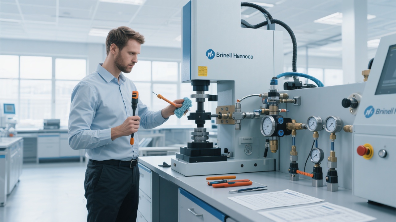 مراحل استكشاف وجود خدوش في البlishing المعدني