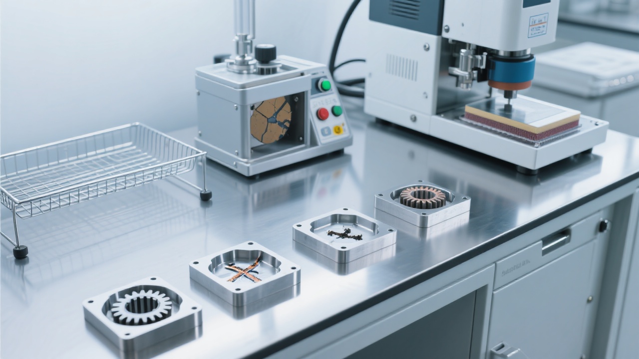 Схема процесса определения твердости стали