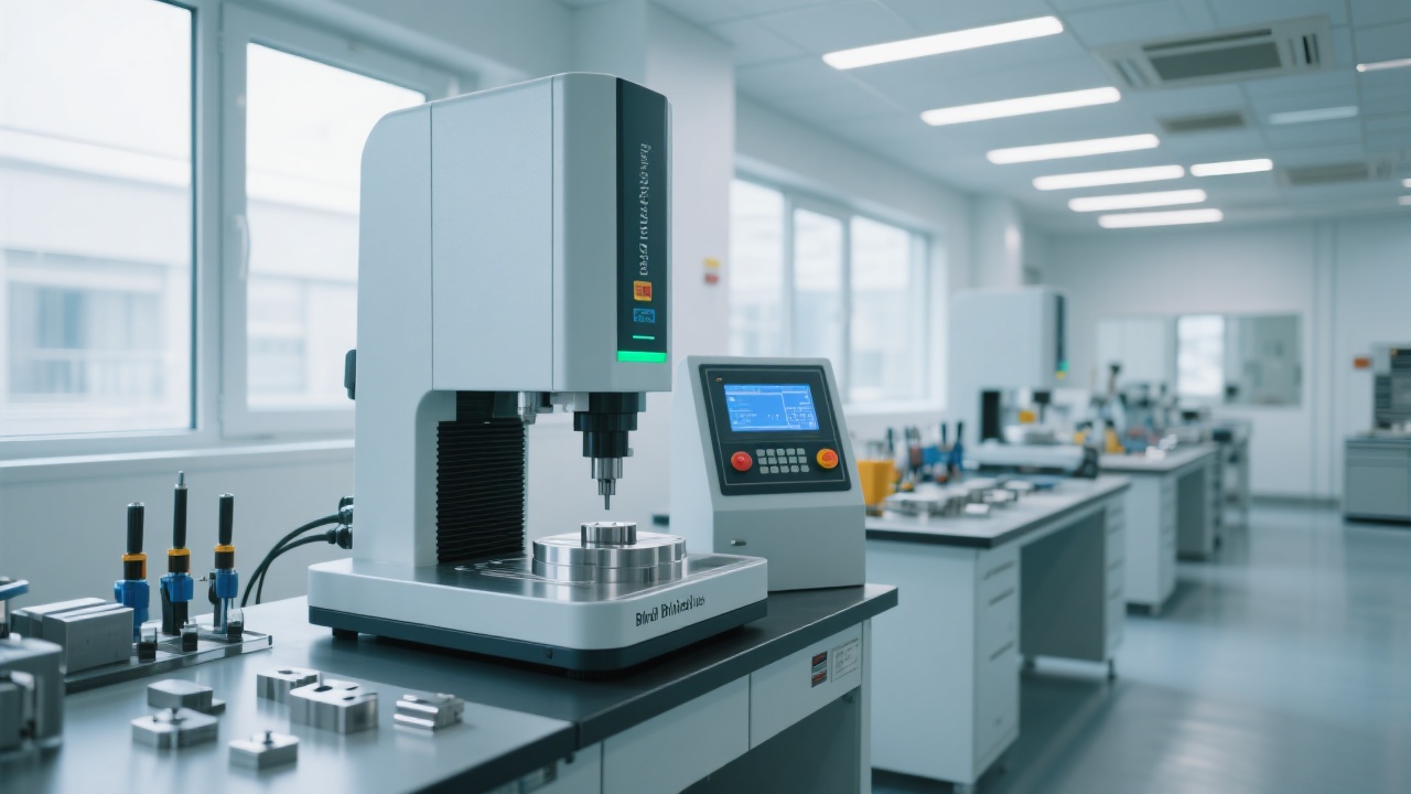 图表显示了三种硬度计：洛氏硬度计、布氏硬度计和维氏硬度计，每种硬度计都有不同的压头形状和加载机制。