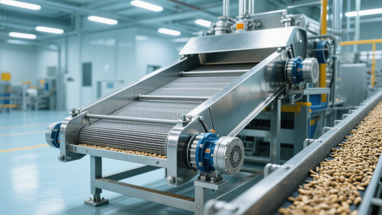 Palm kernel oil production line in operation