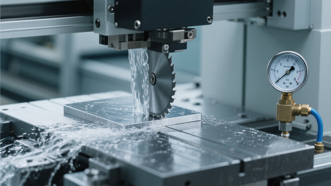 Industrial ceramic sample mounted in a split stainless steel mold demonstrating crack-free surface