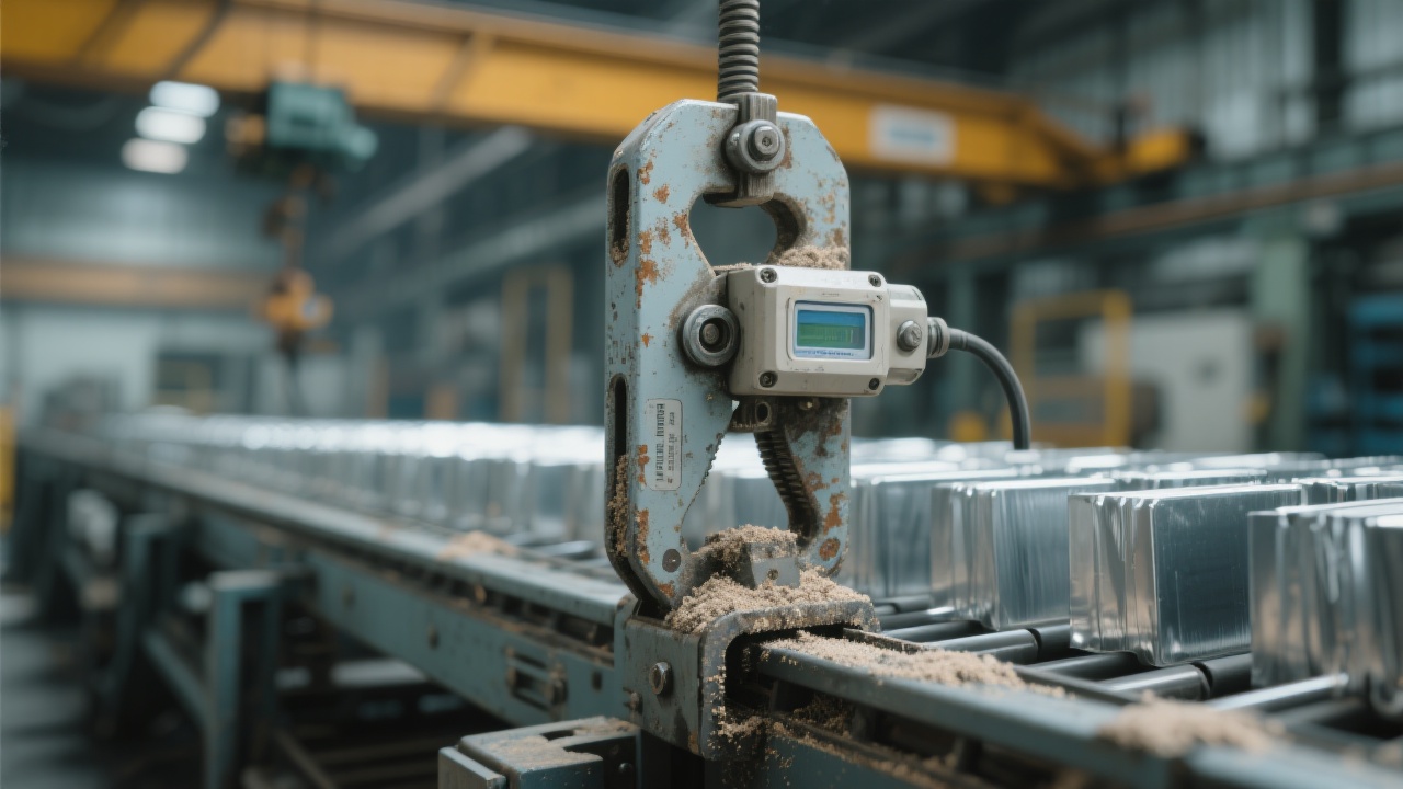 New aluminum ingot clamp being used in a smelting plant