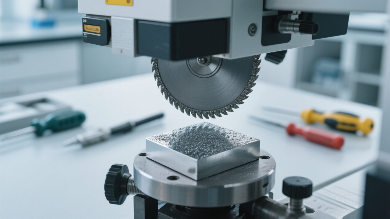 The interface of the industrial cutting machine