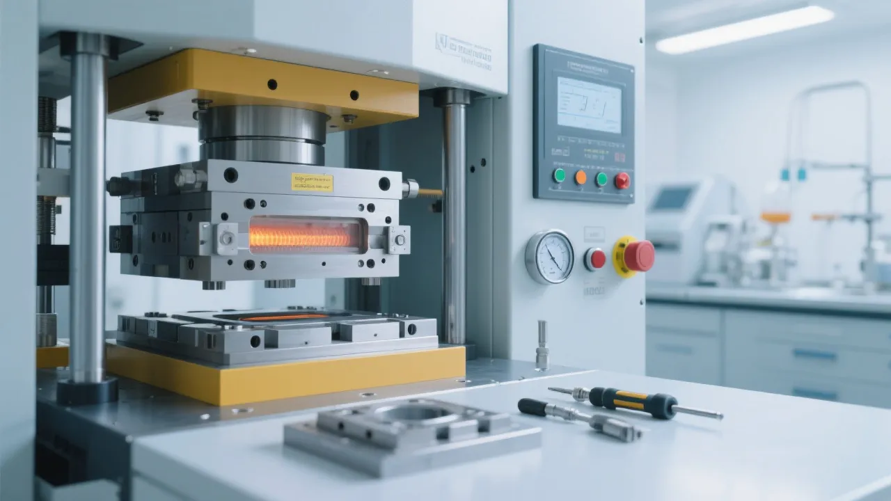 便携式布氏硬度计现场安装与支撑固定示意