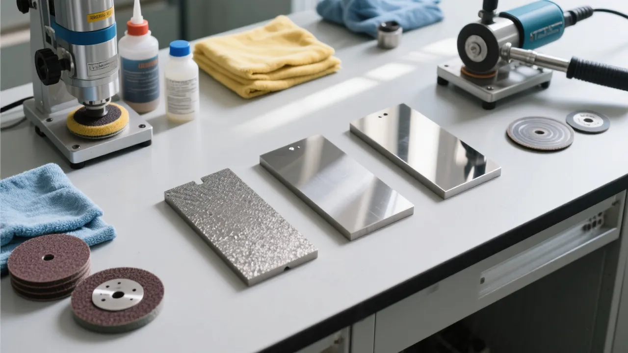 Пример шлифованных и полированных образцов