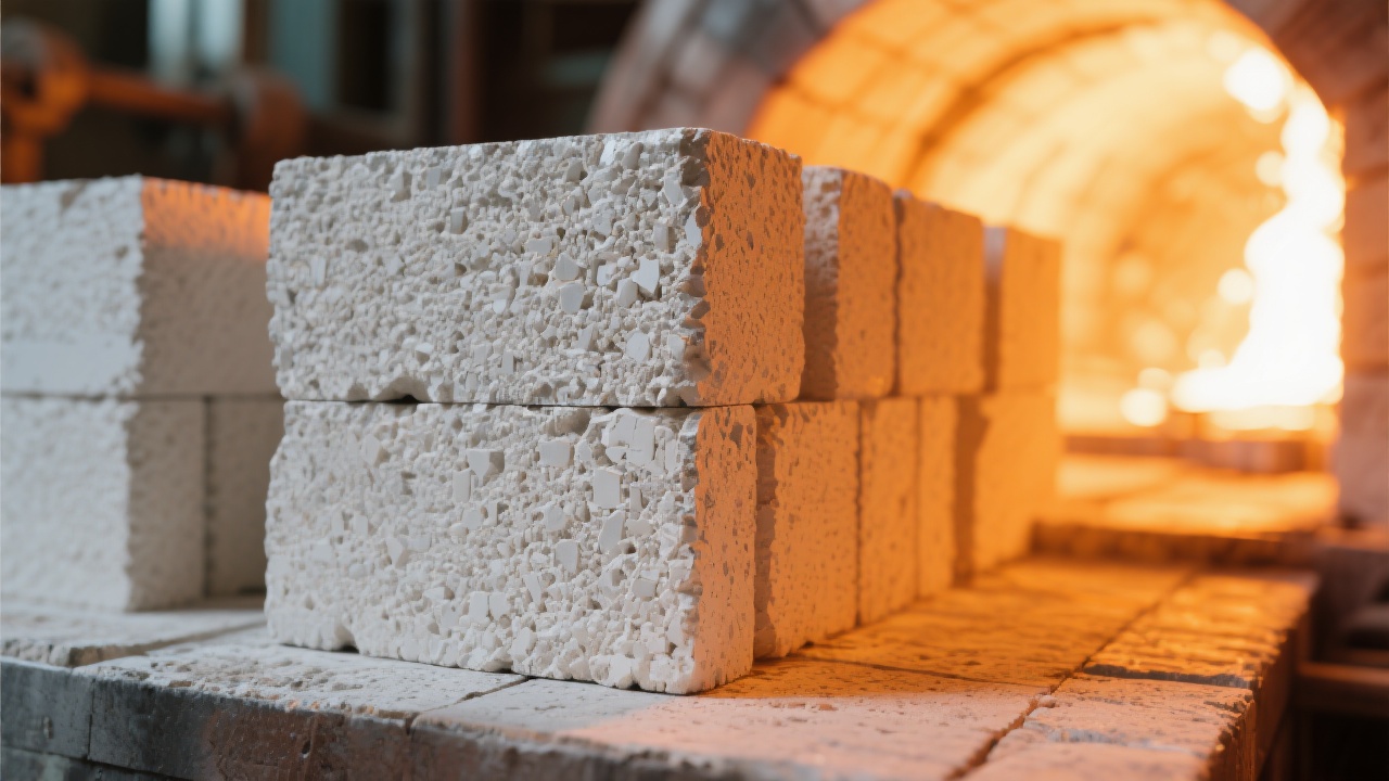 Сравнение состояния огнеупорного кирпича из красного шпата после 1000 циклов термоциклирования и обычного глиноземного кирпича