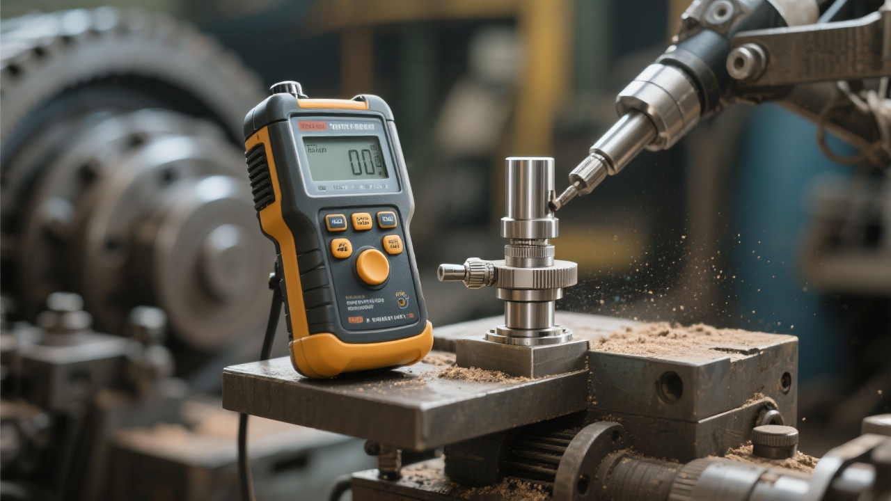 رسم بياني يوضح خطوات تركيب وتثبيت مقياس صلابة بروش YHB-3000H في بيئة العمل