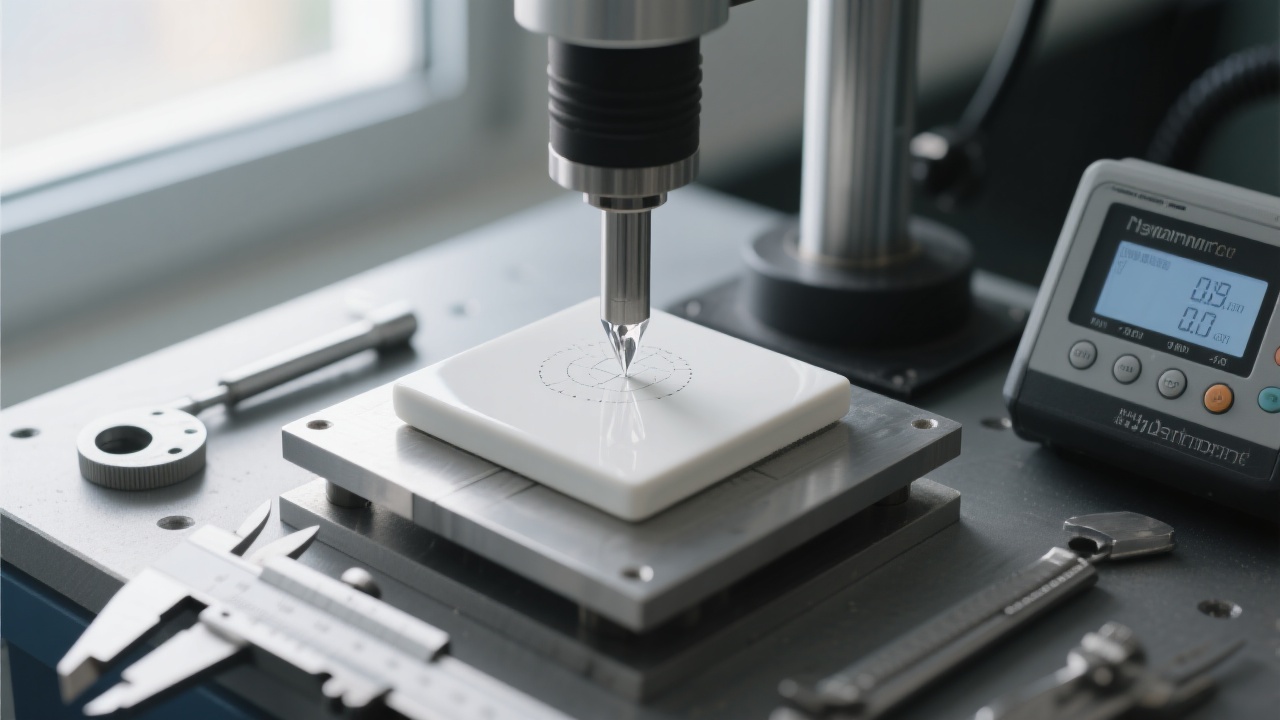Illustration of unstable clamping causing data deviation
