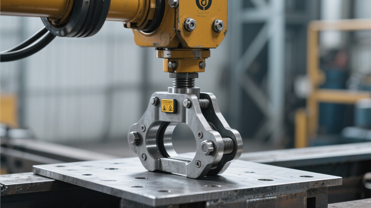 Comparison of high-strength alloy steel and ordinary carbon steel slab clamps