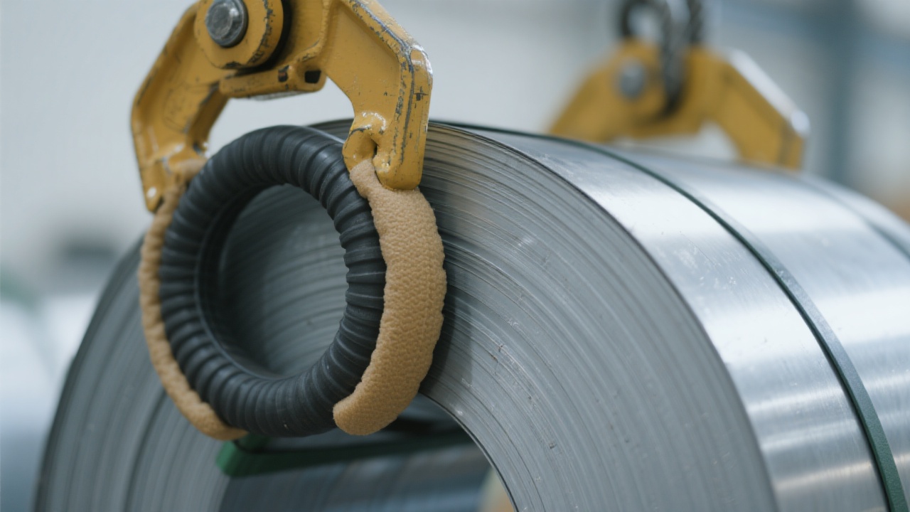 Power - type steel ingot clamp in port logistics