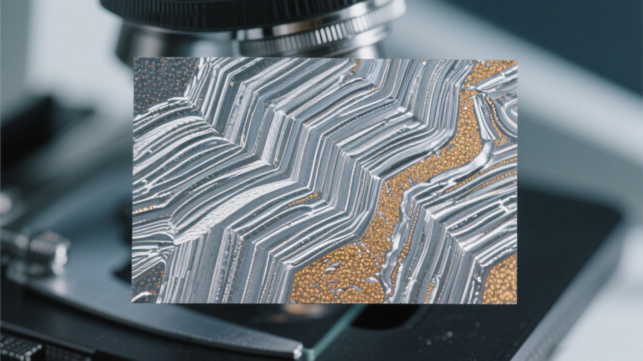 Optimized metallurgical microscope parameter setup including illumination, magnification selection, and color calibration