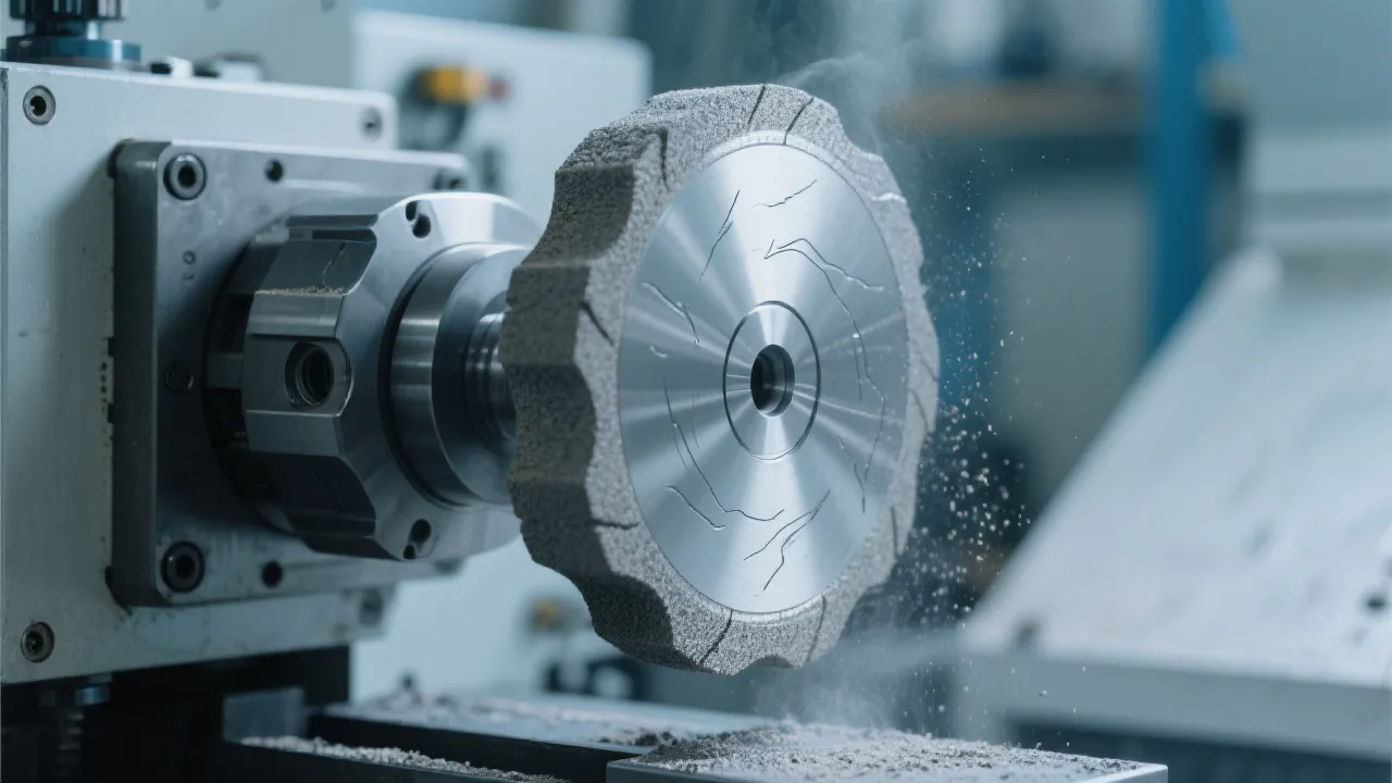 Vacuum brazed diamond grinding plate used on complex ceramic sanitary ware surfaces