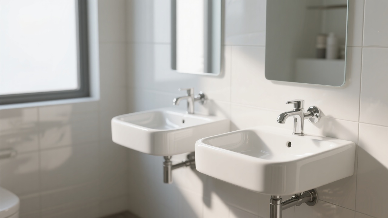 Vasca da bagno in ceramica in un ambiente pubblico