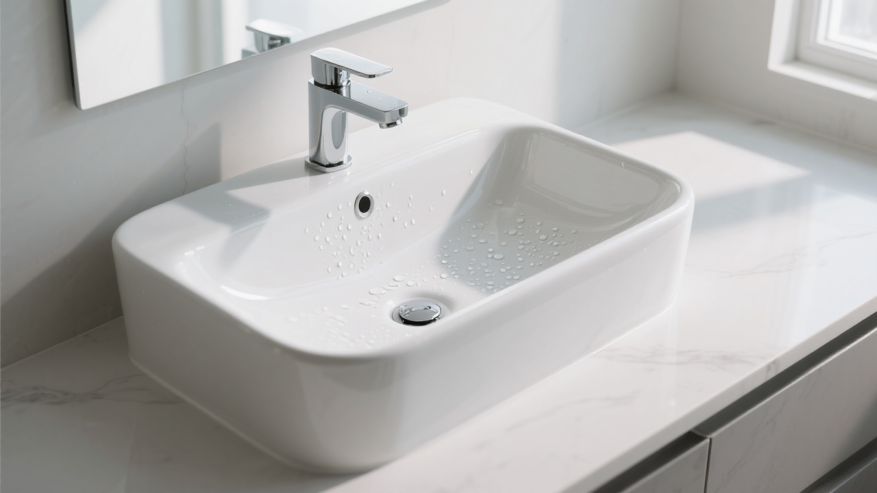 Immagine di un lavandino a muro doppio