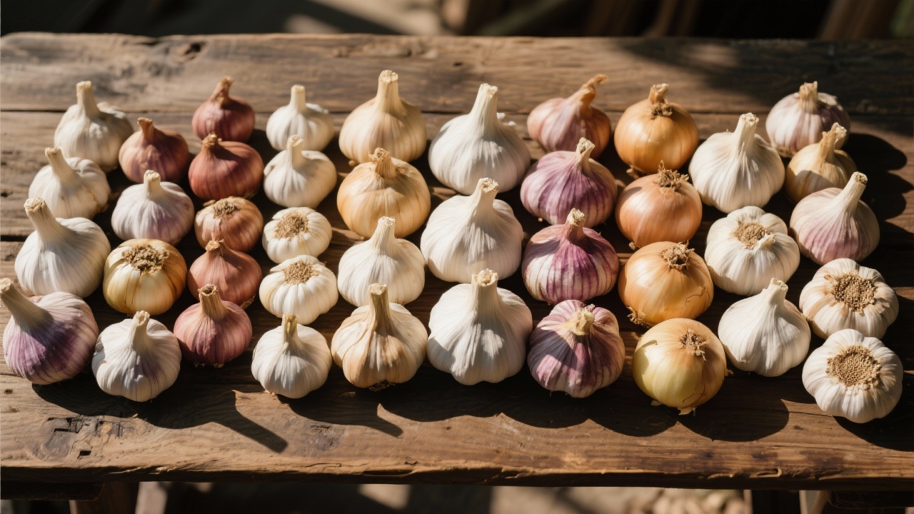 Vergleich der Knoblauchsorten