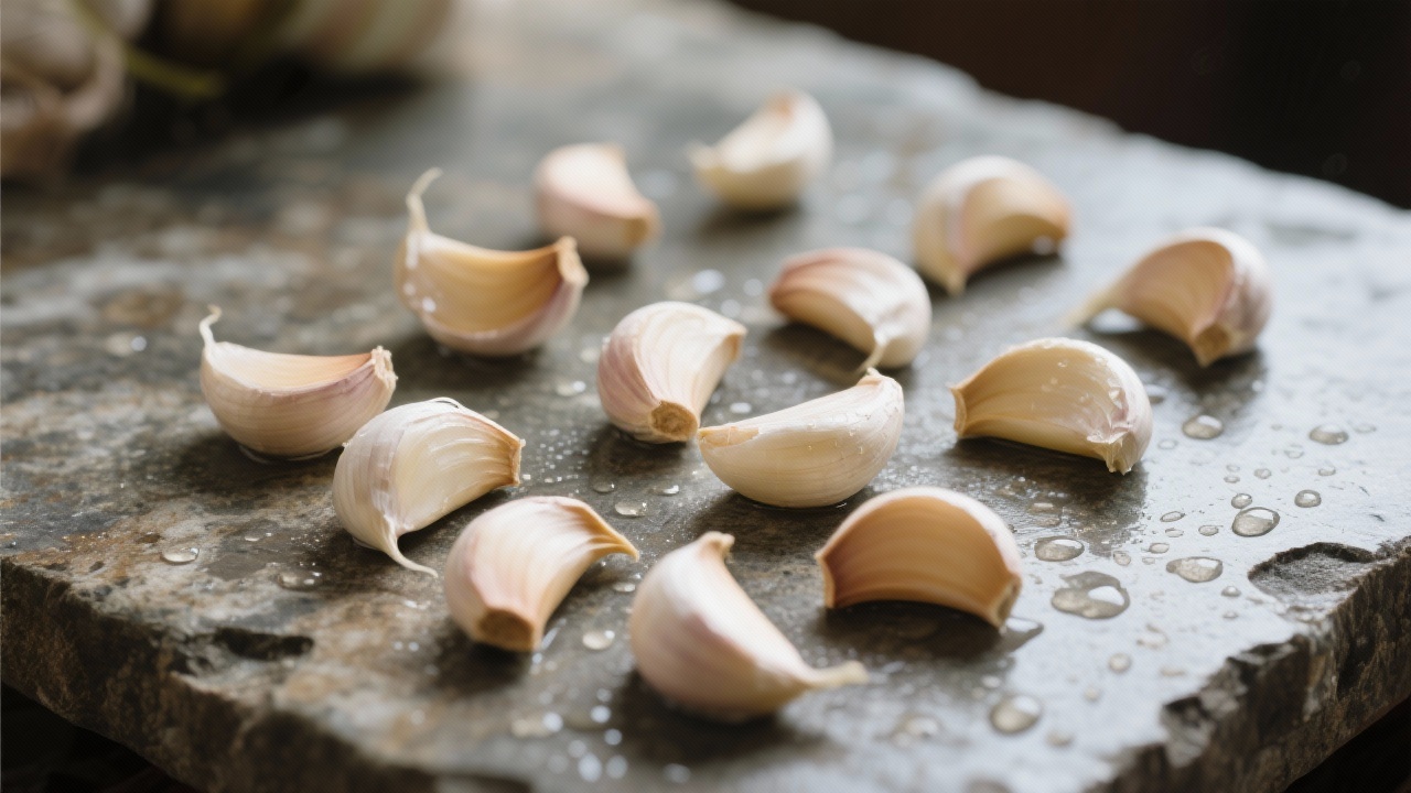 Frischer Knoblauch mit deutlicher Sortenkennzeichnung und optimaler Lagerung im Kühlhaus