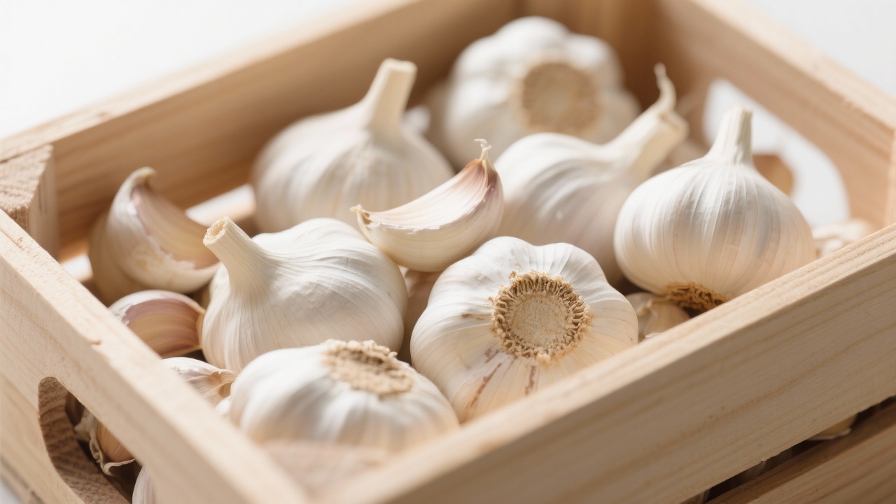 10 Kilogramm Netztasche verpackter Knoblauch mit hoher Luftdurchlässigkeit zur Frischhaltung