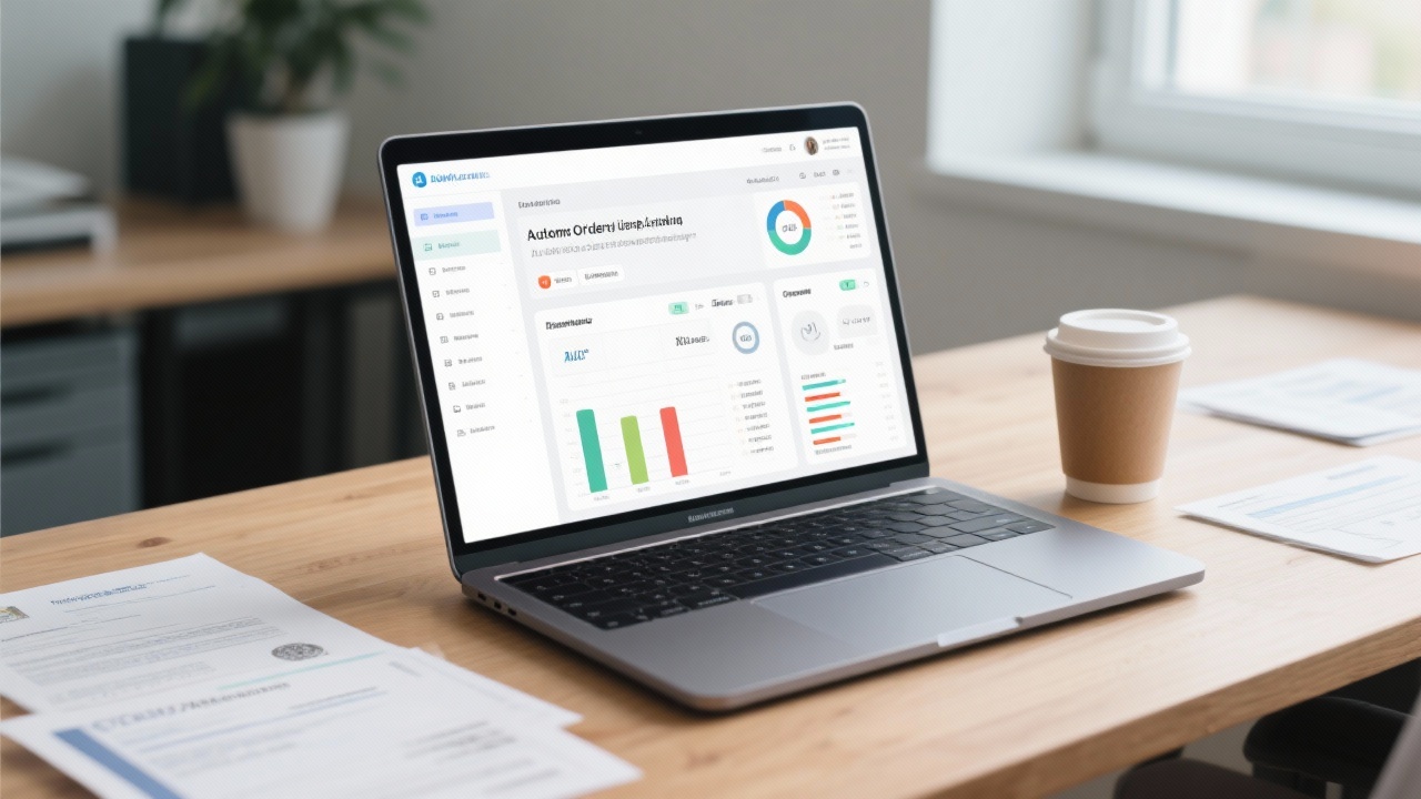 AI智能建站与内容工厂打通外贸营销链路示意图