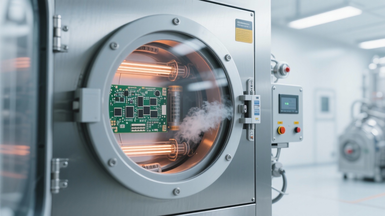 Secador de vacío digital DZ - 1BCII en un laboratorio farmacéutico