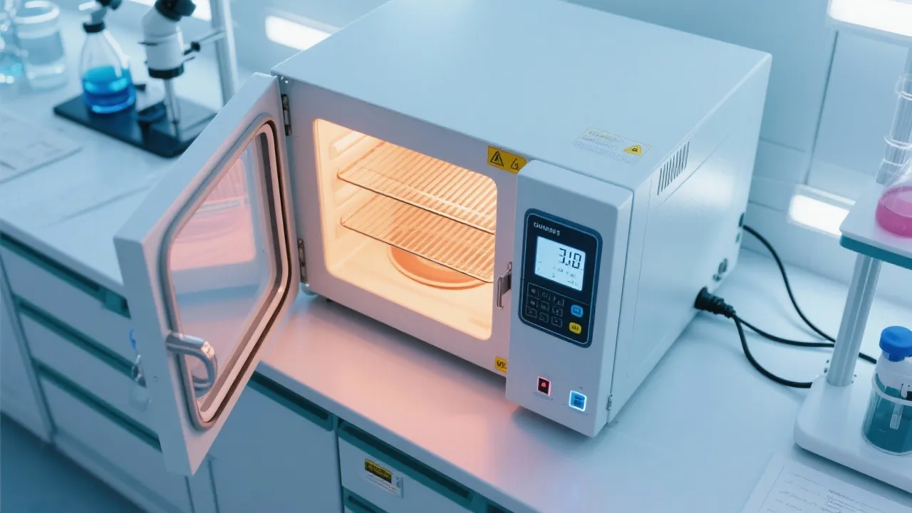 PID温控系统原理示意图：展示比例、积分、微分三部分作用机制及温度调节过程