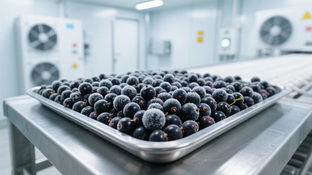 Application of frozen blackcurrants in yogurt and bakery ingredients