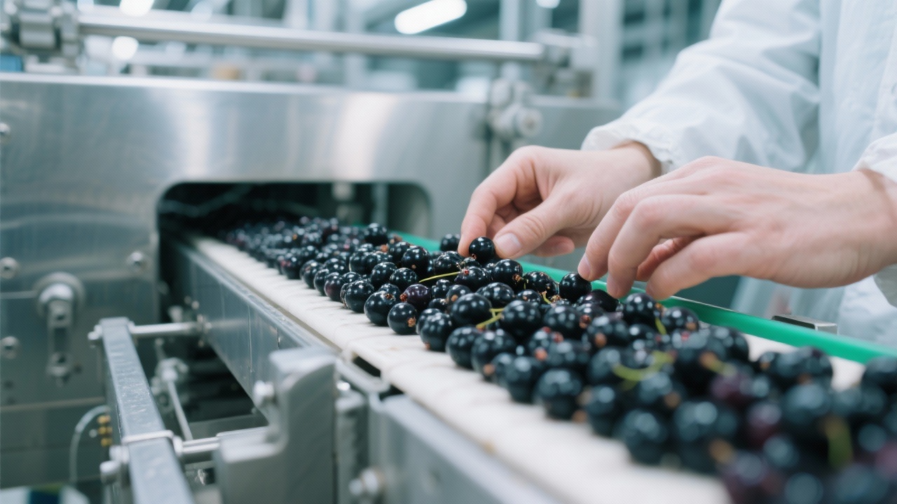 Koyu mavi çilekli kek ve meyve suyu ürünleri, Avrupa pazarına yönelik hazır gıda üretim alanlarında kullanılan örneklerdir.