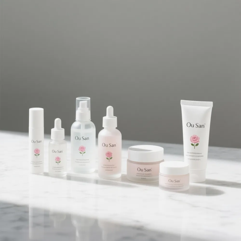 Multi-step Skincare Set for Oily Skin with Rose Extract