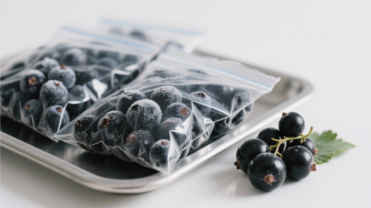 Comparison of fresh and frozen blackcurrants