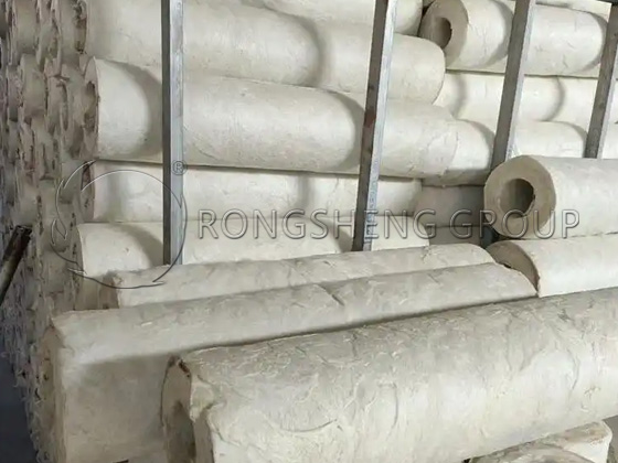 Ceramic fiber chopped cotton in high-temperature kiln