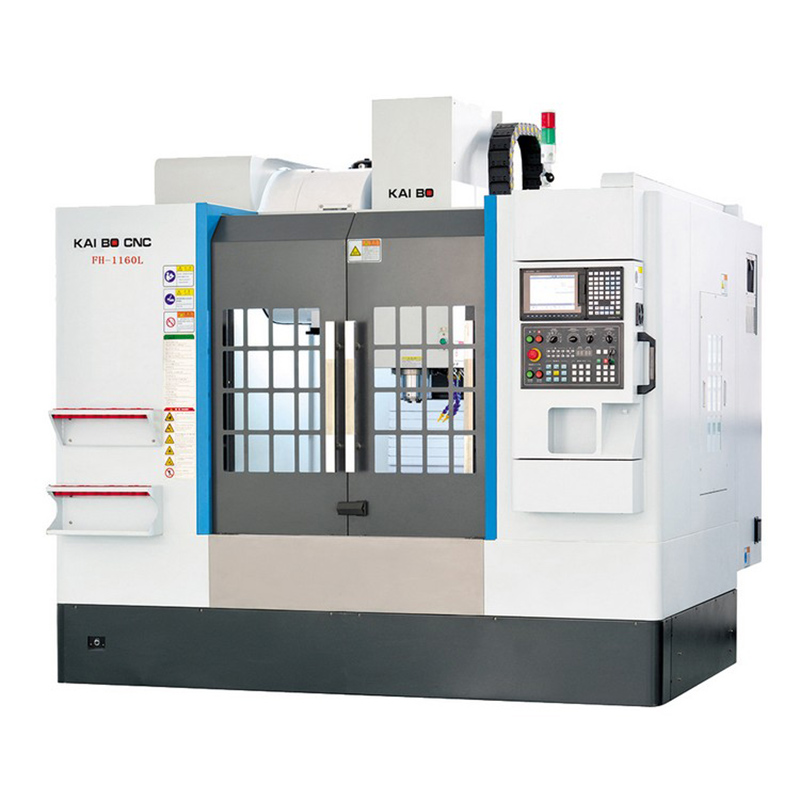 A high - rigidity CNC milling machine GJ1417 in operation
