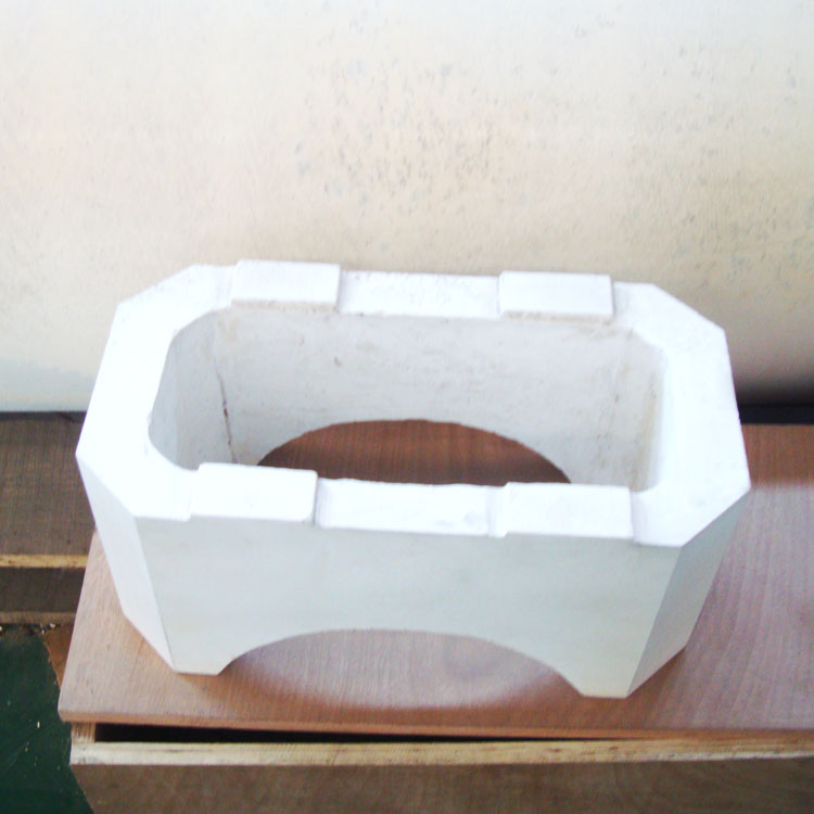 电熔AZS砖TY-AZS36在玻璃熔窑通风口和喉口的应用示意图