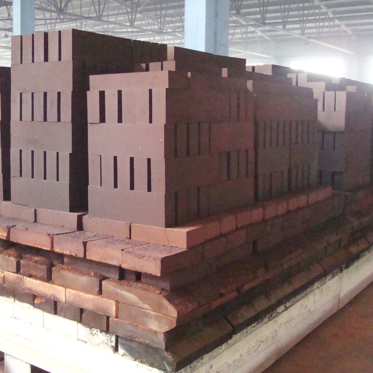 Case study visual with typical refractory brick damage patterns and repair outcomes