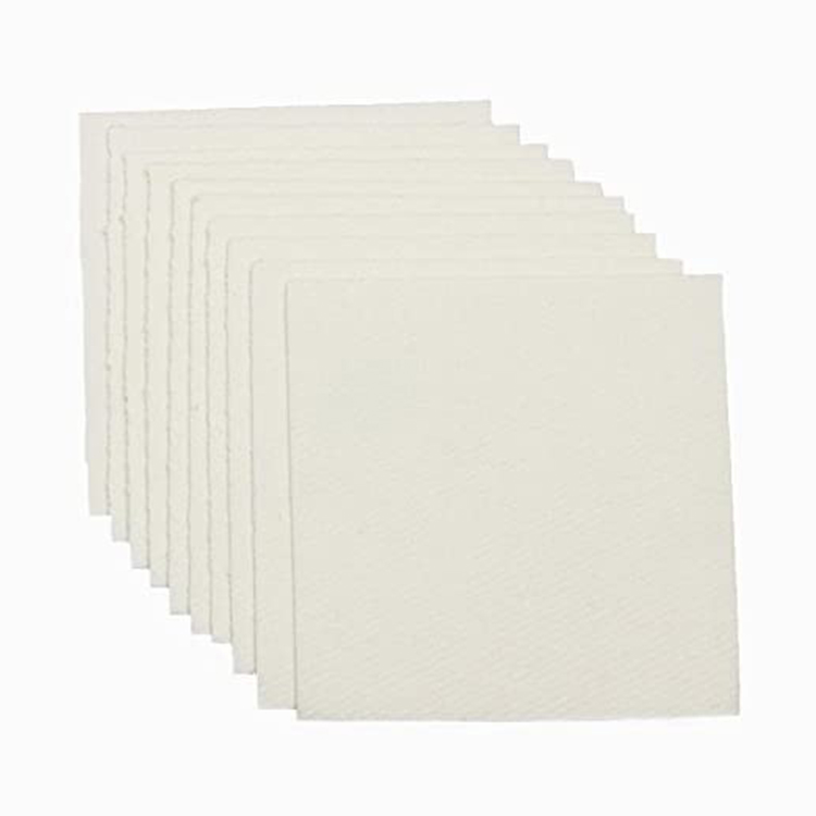 Comparison chart of creep rates and thermal shock cycles for various kiln furniture materials