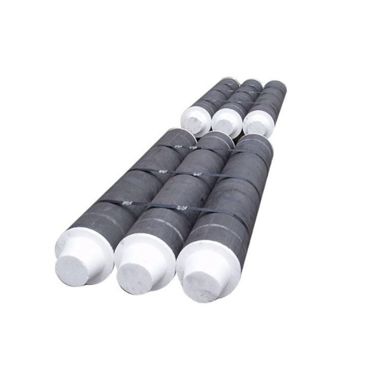 Sch&eacute;ma montrant les zones de corrosion typiques sur les &eacute;lectrodes de graphite dans un four &agrave; arc