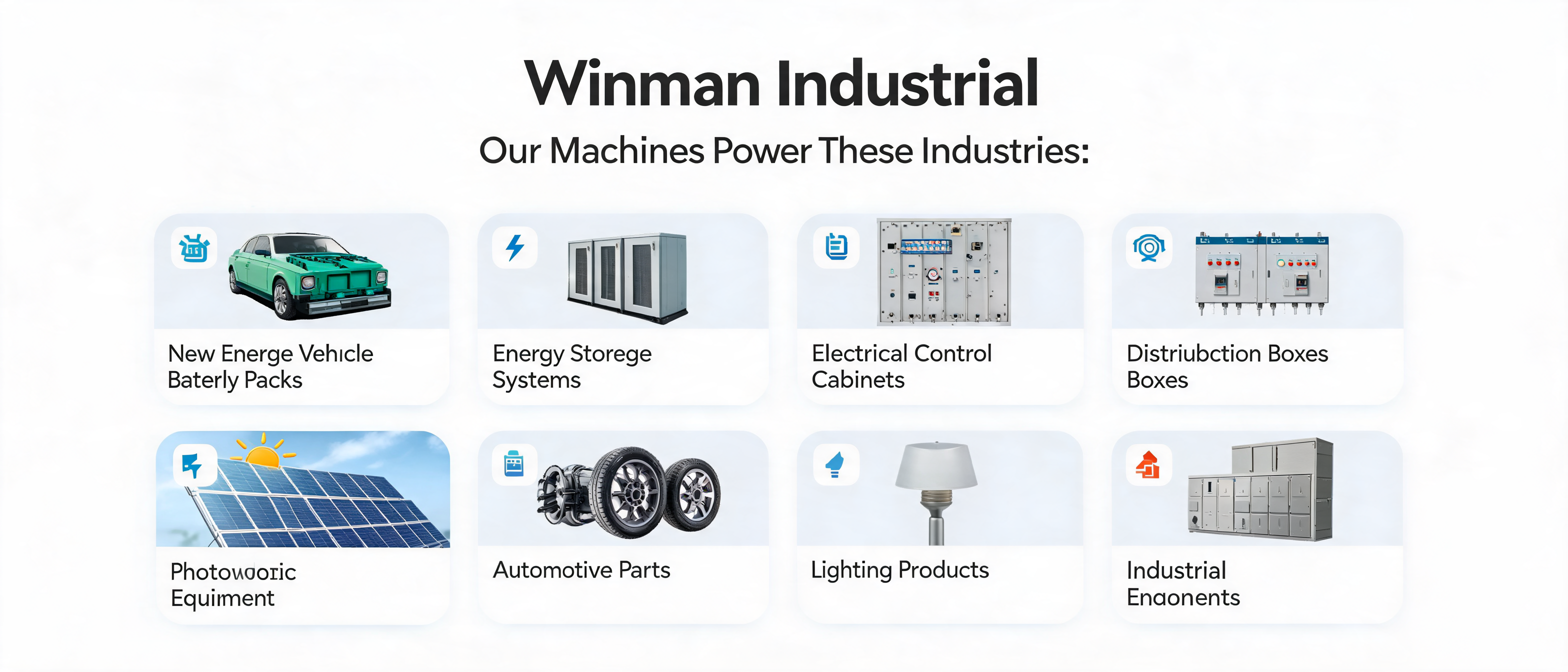 Which Industries Use Winman Industrial Machines?