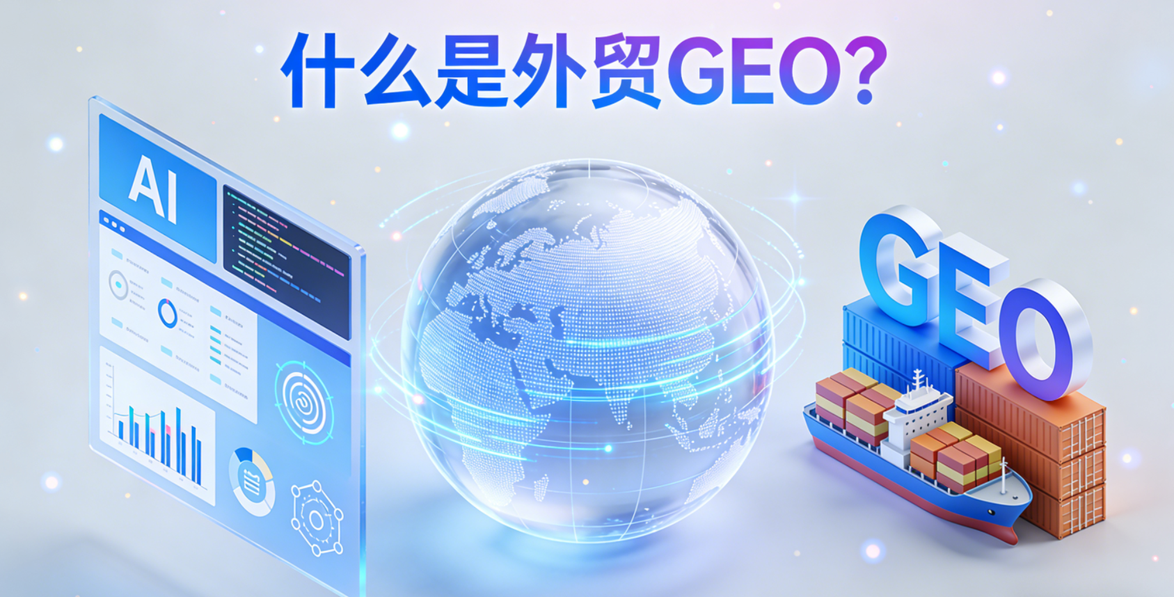 Infographic showing the shift from traditional SEO to GEO in B2B lead generation