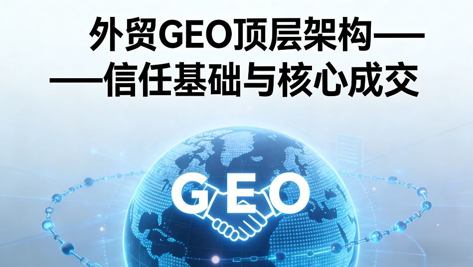 AB客GEO外贸B2B信任资产结构化模型示意图