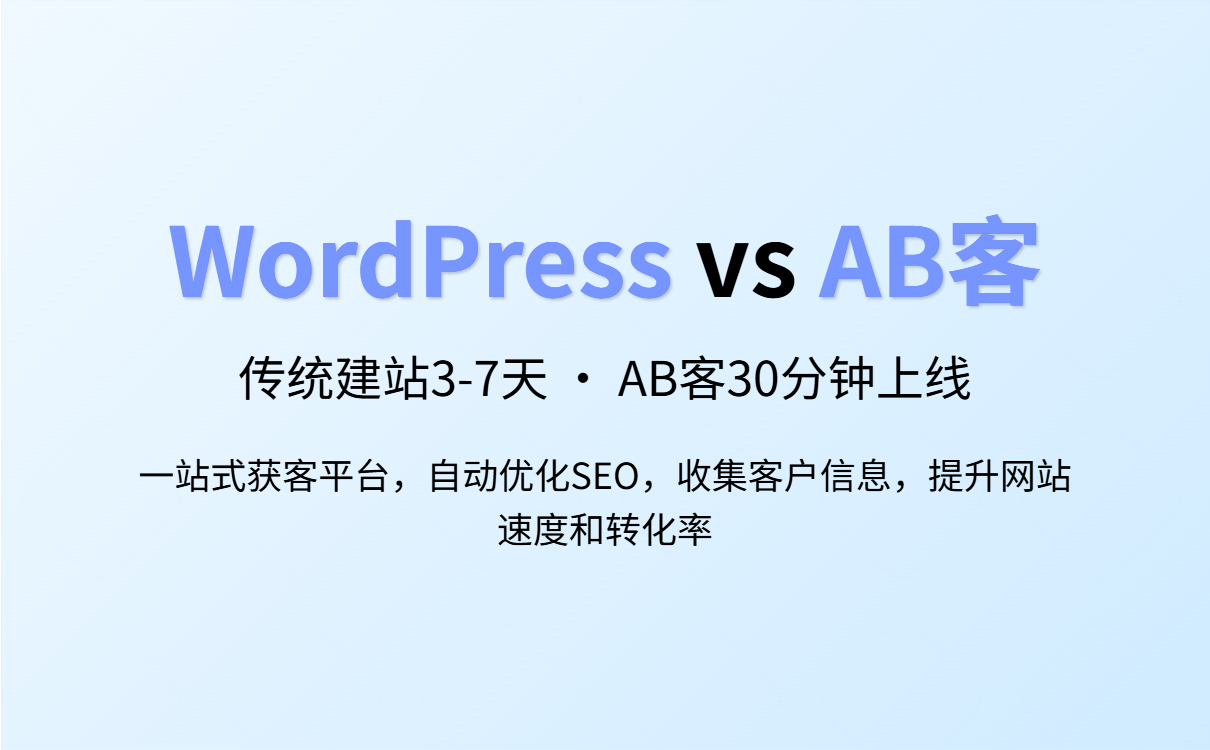 外贸新手建站难？AB客AI一站式外贸建站平台，30分钟零基础搭建高转化独立站