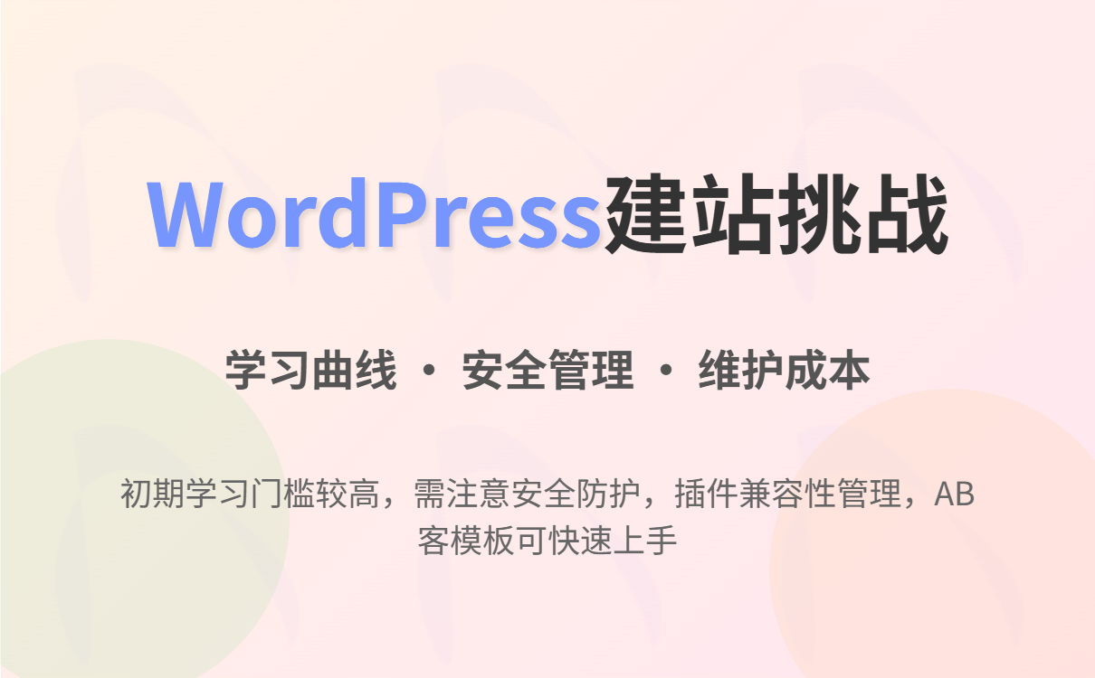 WordPress外贸独立站值不值得做？优缺点分析+AB客获客技巧提升询盘