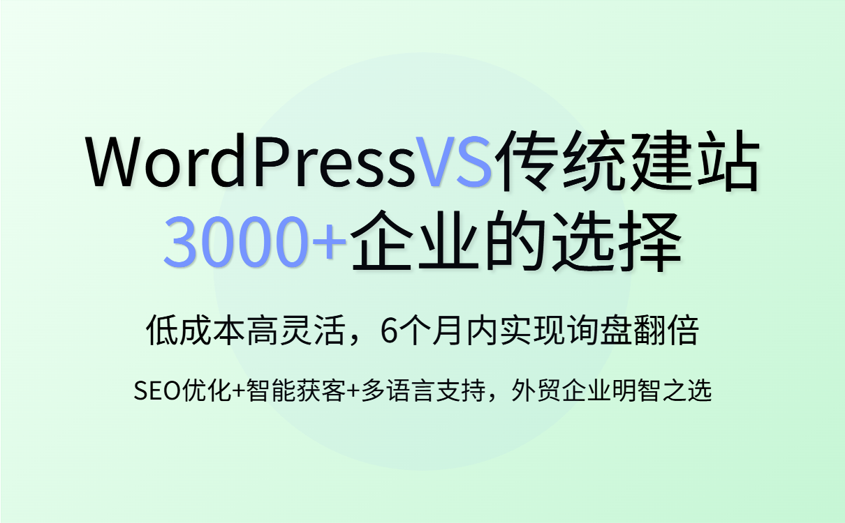 WordPress外贸独立站建设指南：助力企业获客与品牌出海