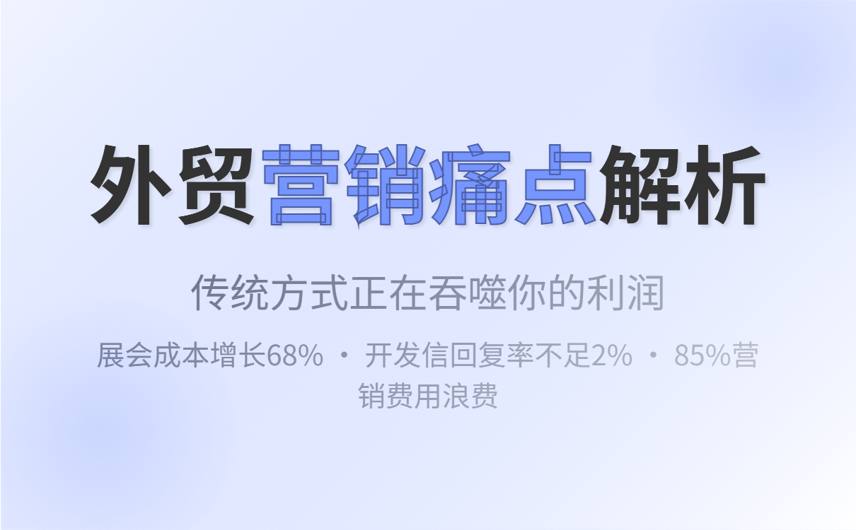外贸B2B企业破局指南:智能营销如何实现订单增长300% 外贸B2B企业破局指南:智能营销如何实现订单增长300%