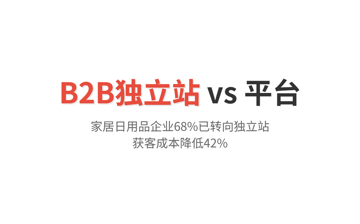 外贸B2B全行业指南：消费品行业为什么离不开B2B外贸独立站？