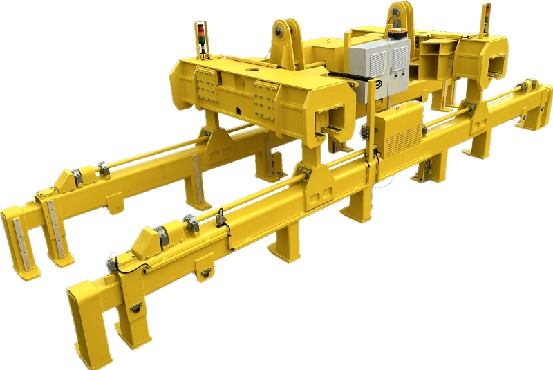 High-strength panel stacking tool securely lifting industrial panels