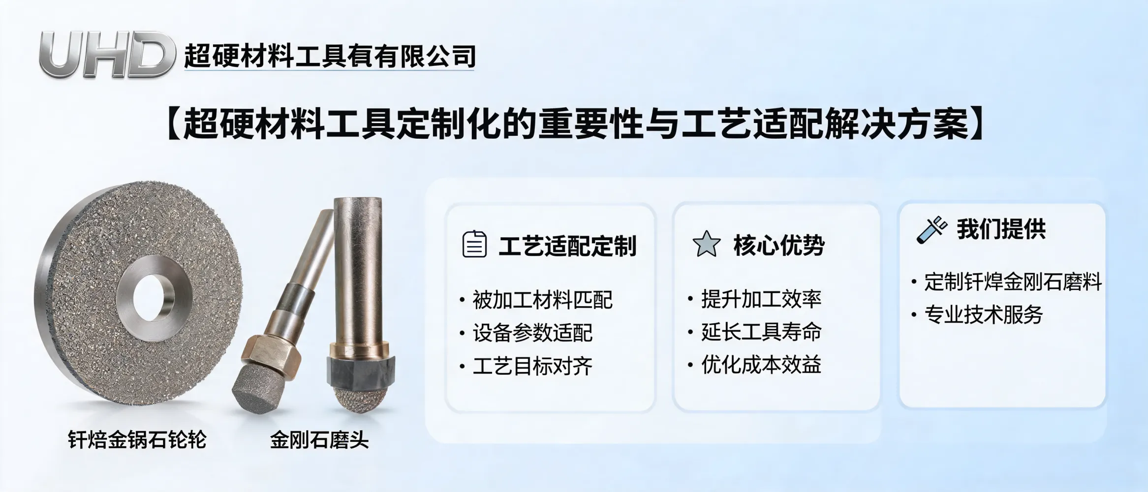 Customized ultrahard material tools enhancing industrial machining efficiency and tool lifespan