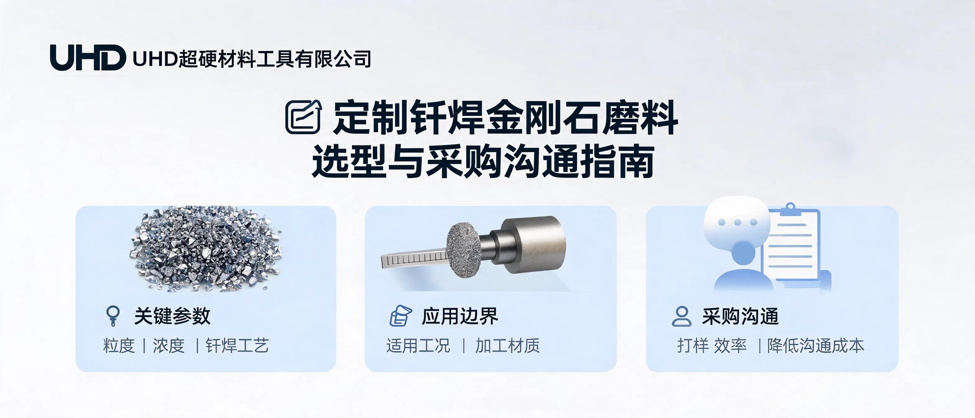 定制钎焊金刚石磨料的选型与沟通指南相关内容展示