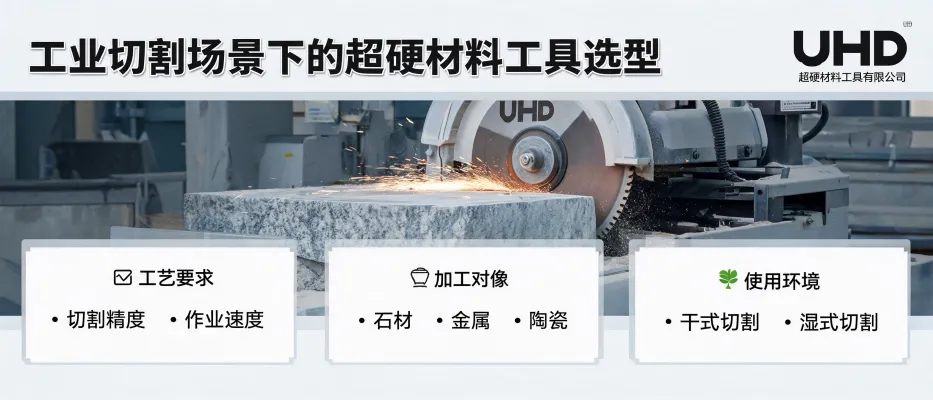Superhard material tools selection for industrial cutting scenarios by UHD Ultrahard Tools Co., Ltd