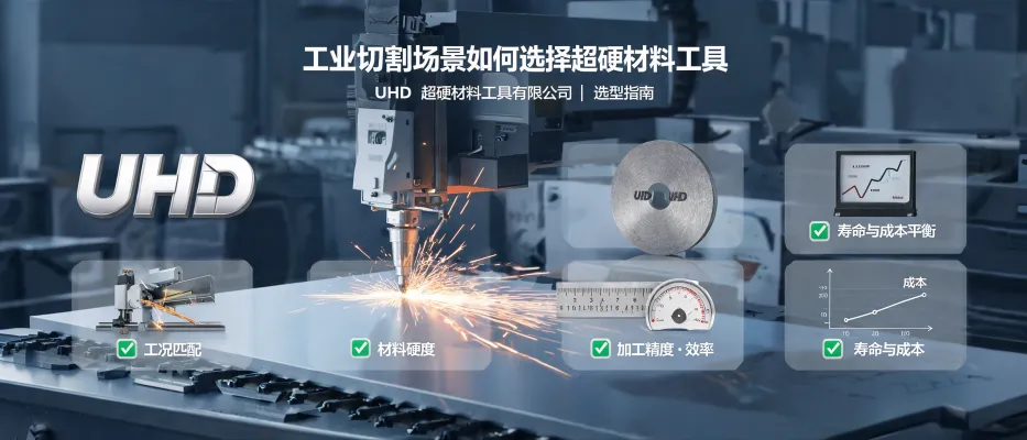UHD超硬材料工具有限公司工业切割场景超硬材料工具选型指南封面图