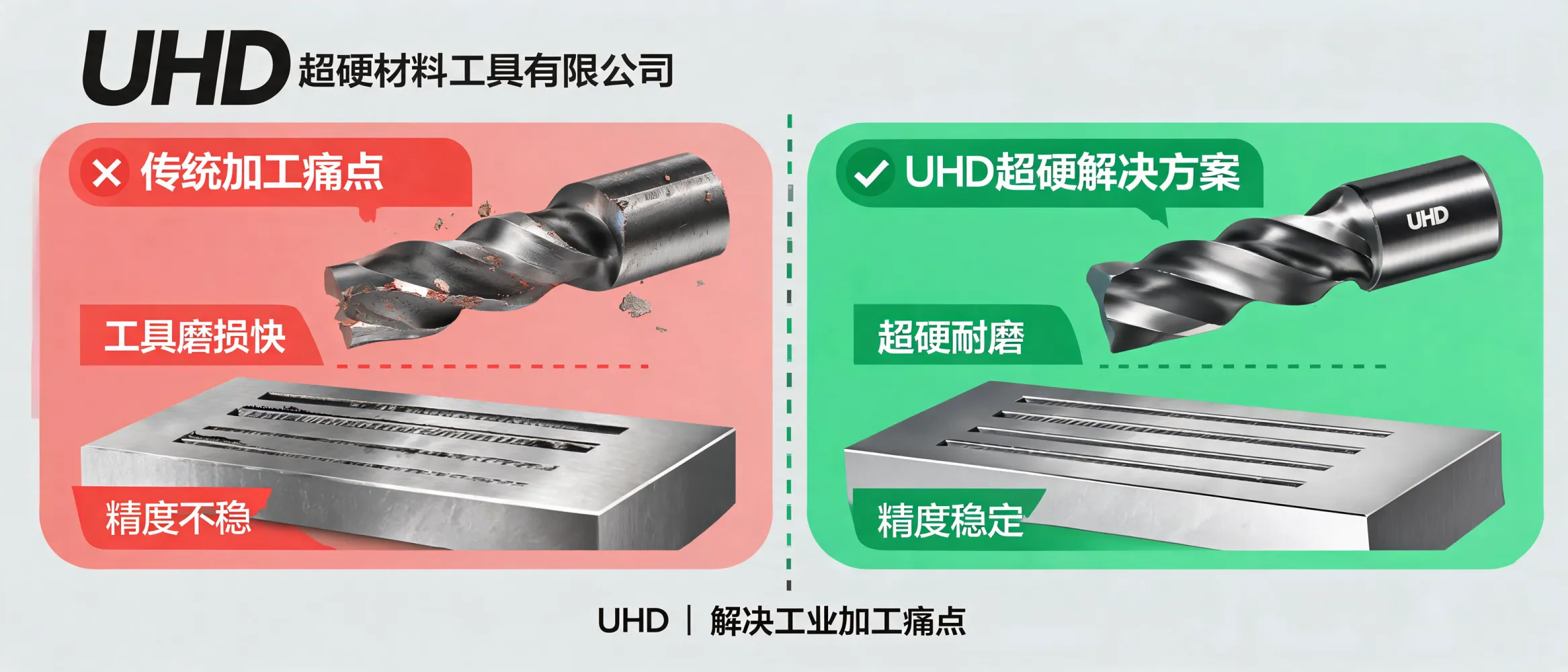 Outils industriels en matériaux ultra-durs UHD pour une meilleure durabilité et précision