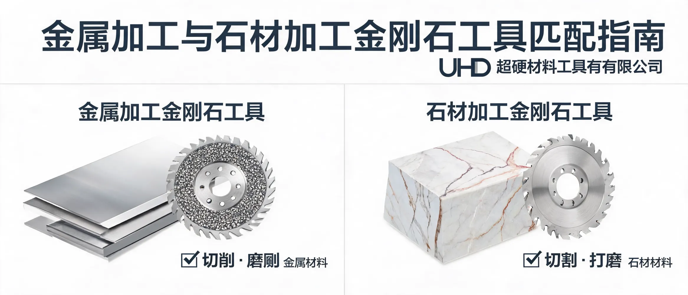 Industrial diamond tools for metal and stone processing applications by UHD Ultrahard Tools